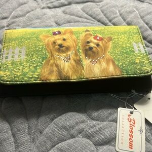 Wallet- Yorkies on cover